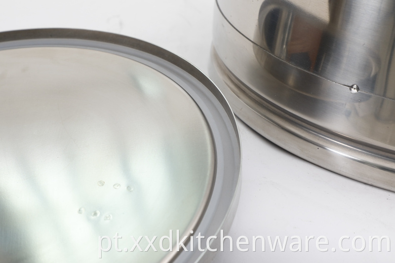 Stainless Steel Milk Bucket With Lid 8